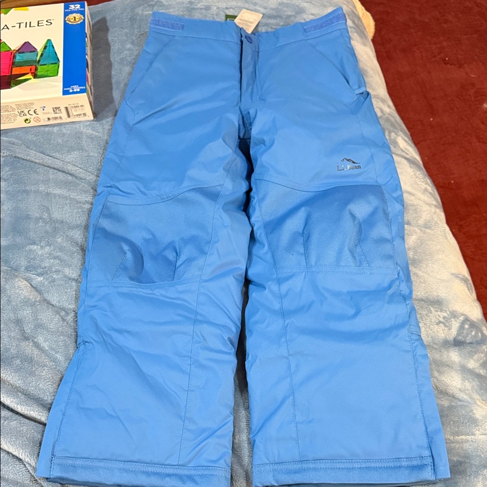 L.L. Bean Kids Blue Snow Pants